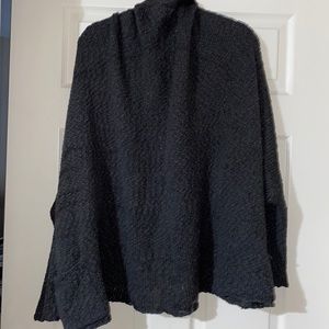women’s dark gray cardigan. size large
